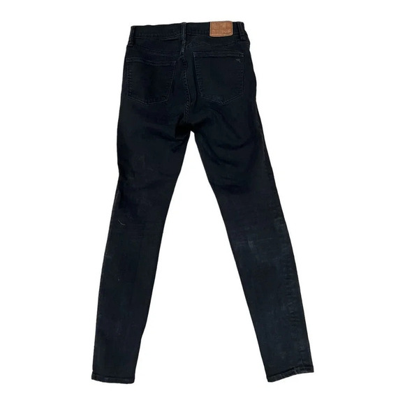 Madewell 9" Mid-Rise Skinny Jeans in ISKO Stay Black™ - Picture 4 of 8
